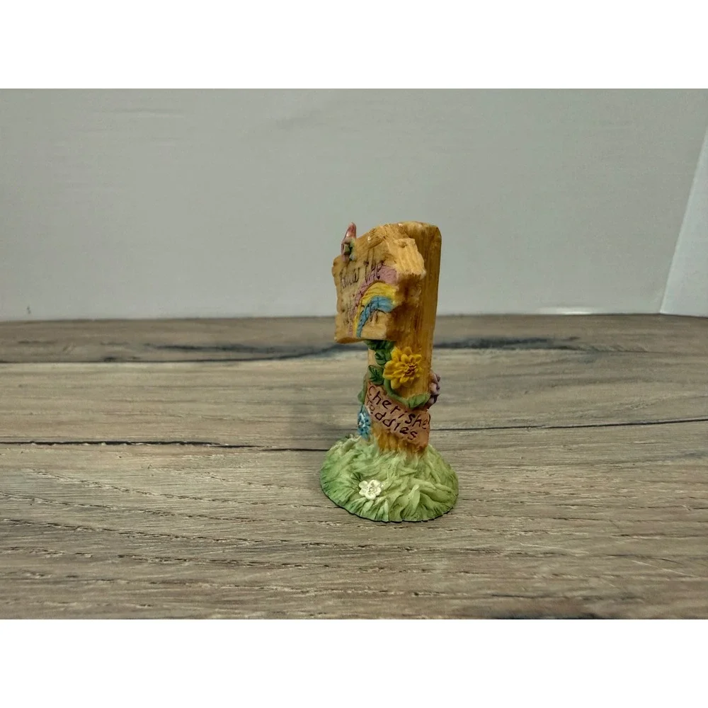 Cherished Teddies Follow the Rainbow Signpost 1997 Enesco 310409 P Hillman